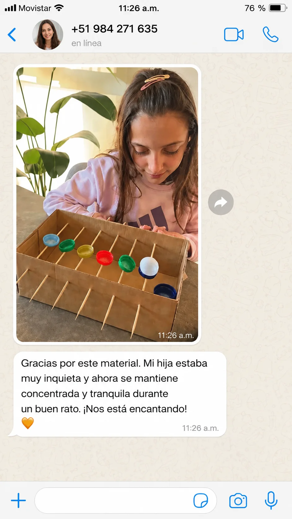 Testimonio 3 de una familia que usa 365 Actividades