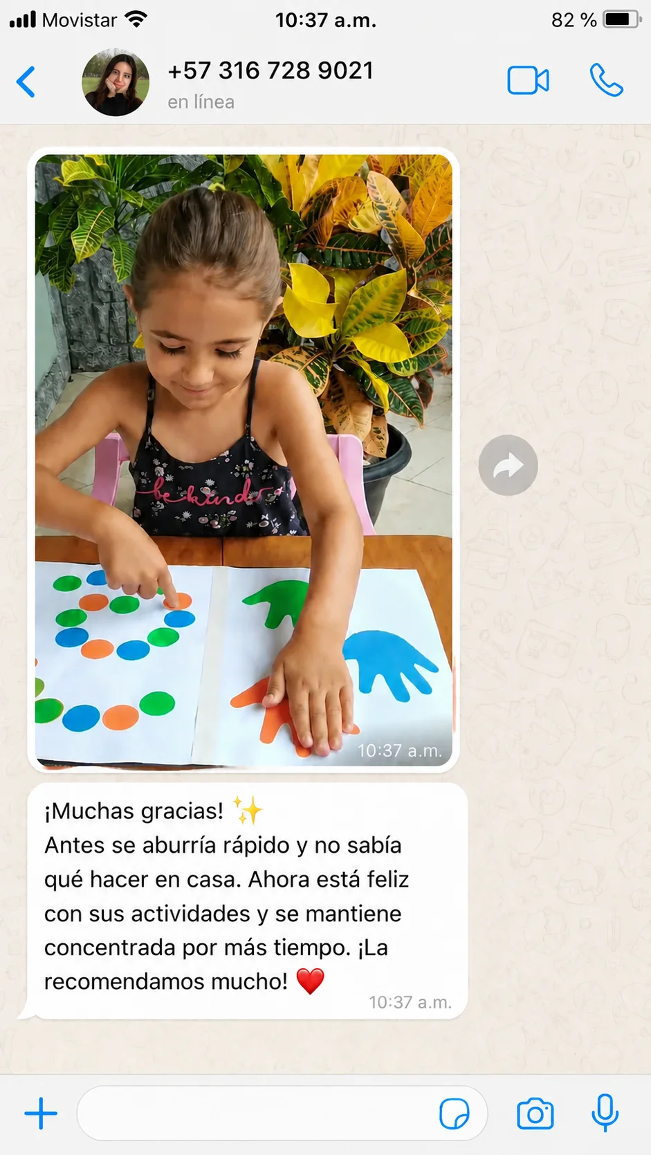 Testimonio 4 de una familia que usa 365 Actividades