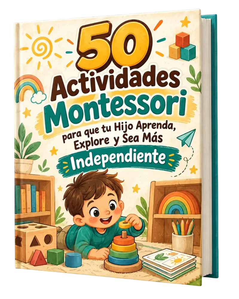 Bandeja Montessori con jarra, cuencos y pinzas