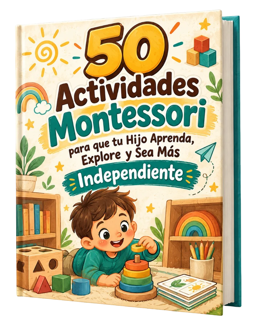 Bandeja Montessori con jarra, cuencos y pinzas